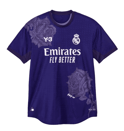 adidas Y-3 Real Madrid 23/24 Special Edition Trikot Authentic Jersey - Dark Purple