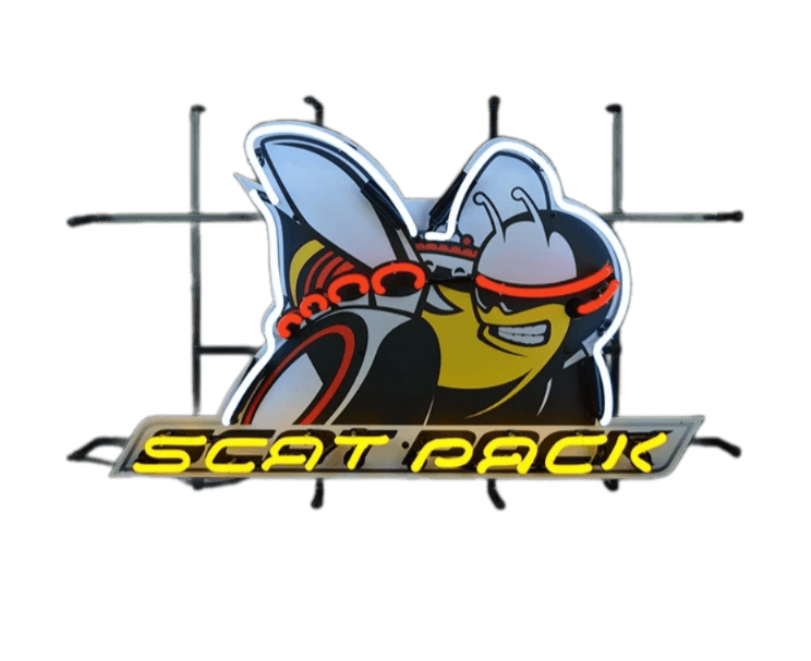 Dodge Scat Pack Neon Sign