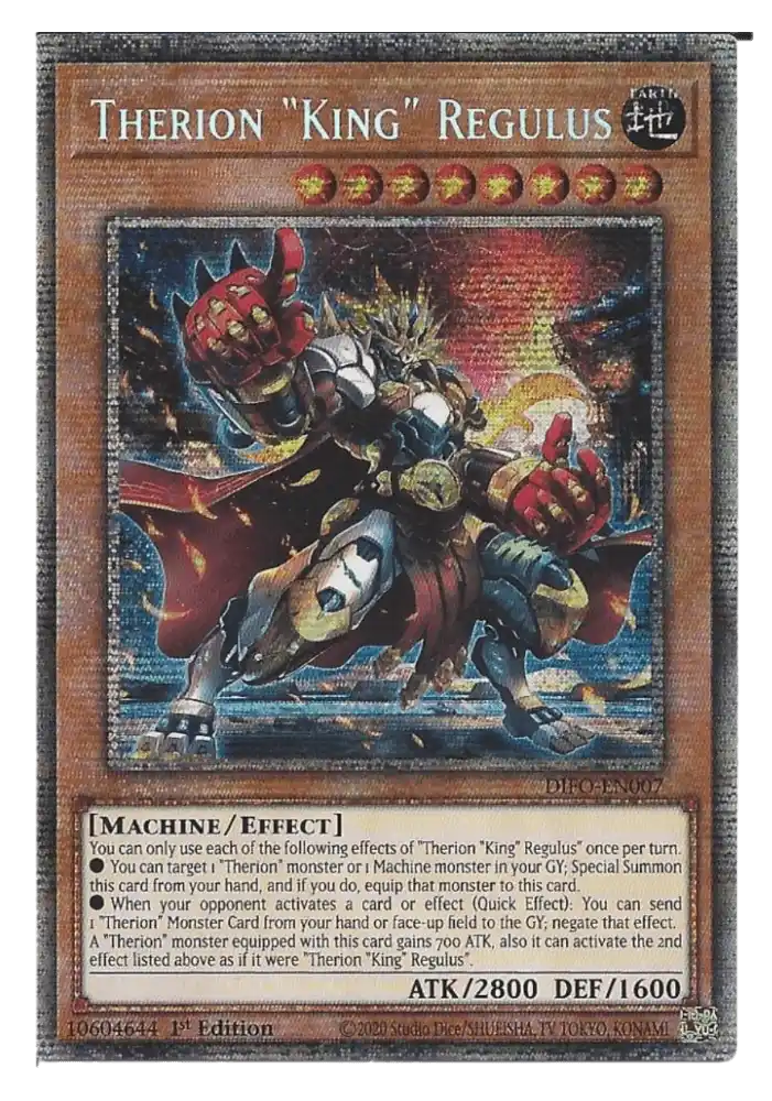 Yu-Gi-Oh! DIFO-EN007 Therion "King" Regulus (Starlight Rare)
