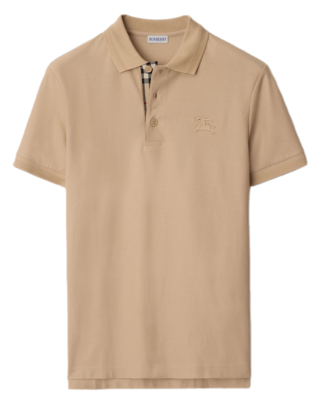 Burberry Cotton Polo Shirt - Beige