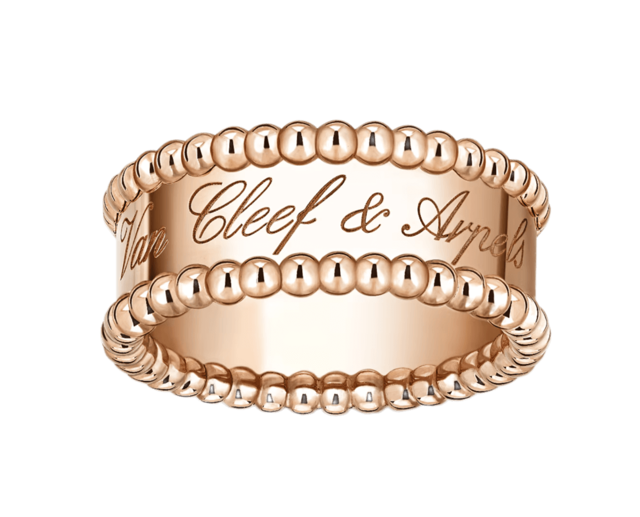 Van Cleef Perlée Signature Ring - Rose Gold
