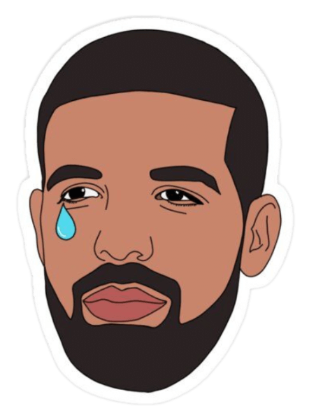 Crying Drake Sticker