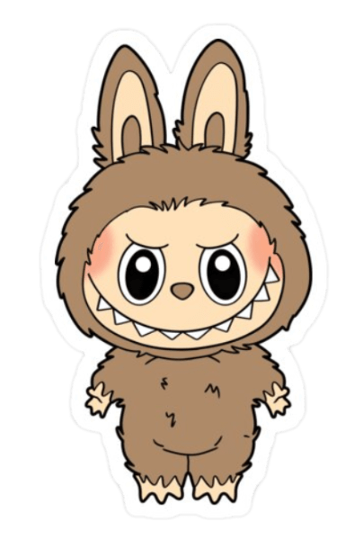 Labubu Toffe Sticker
