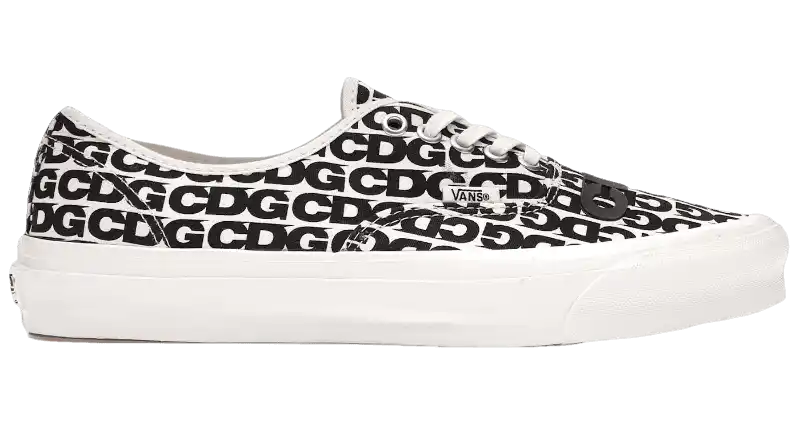 Vans Authentic - Comme des Garcons Black Heel Tab (Curved Rubber)