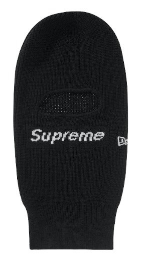 Supreme New Era Box Logo Balaclava (FW22) - Black