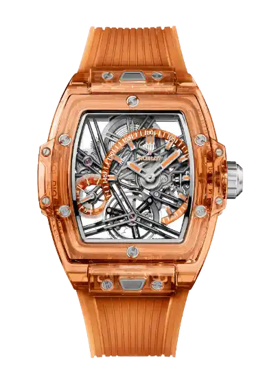 Hublot Tourbillon Orange Sapphire - 42mm, Sapphire Crystal