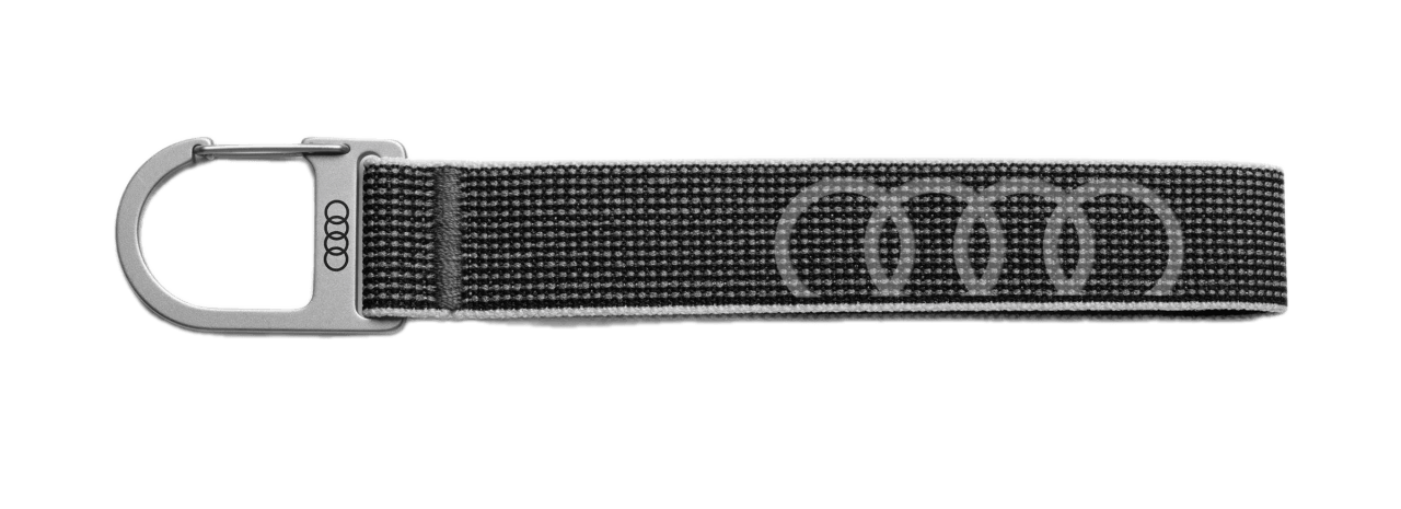 Audi Keyring Loop - Grey