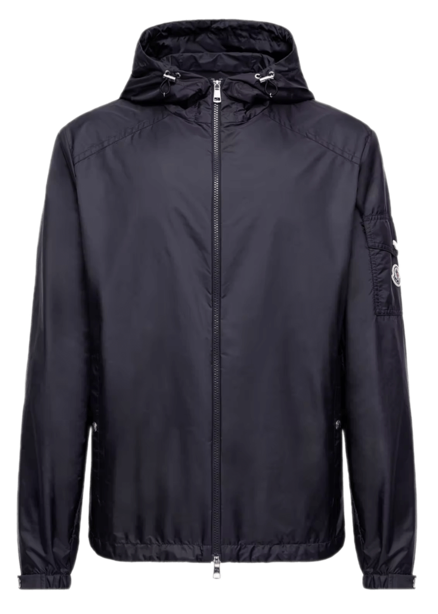 Moncler Etiache Hooded Rain Jacket - Navy Blue