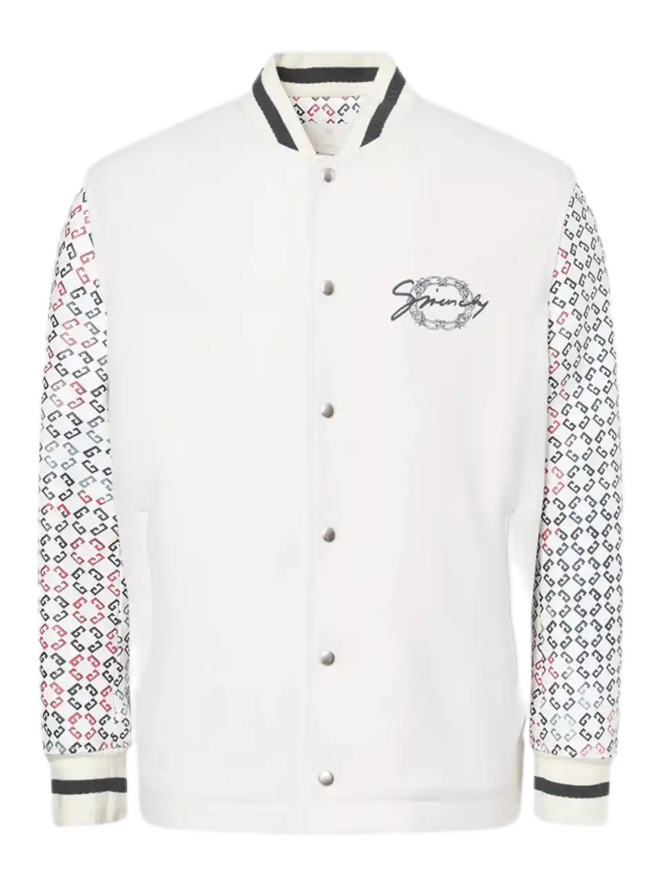 Givenchy Monogram Varsity Wool-blend Bomber Jacket 0 Multicolored