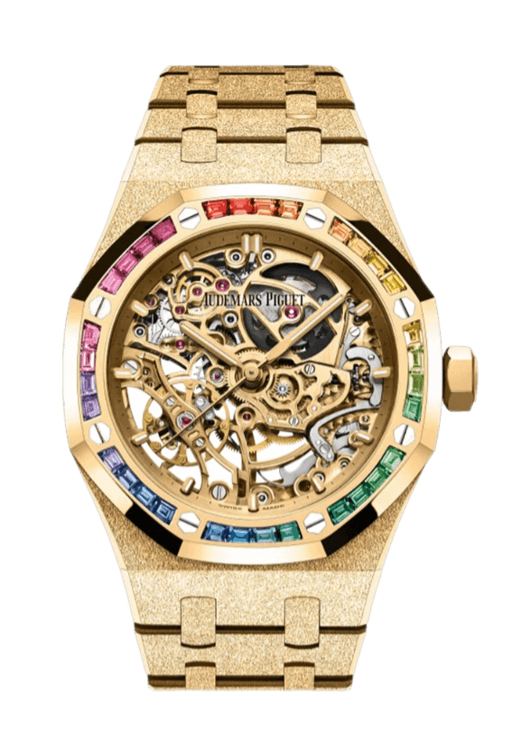 Audemars Piguet Royal Oak Yellow Gold-toned skeleton Dial - 37mm, Yellow Gold (2023)