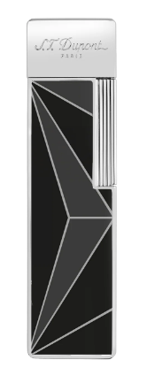 Dupont Twiggy Black/Chrome Fire X Lighter