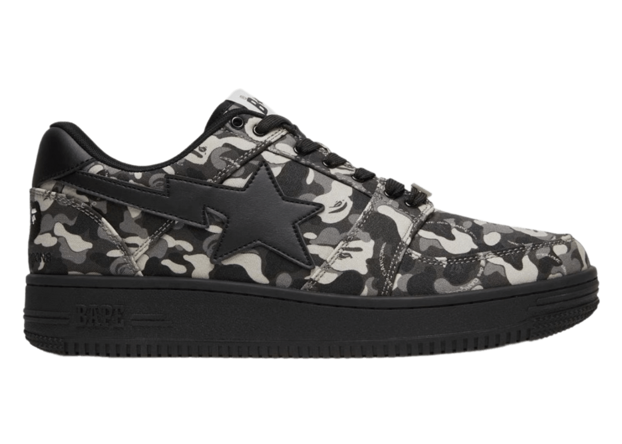 A Bathing Ape Bape Sta - Comme Des Garcons Black Camo