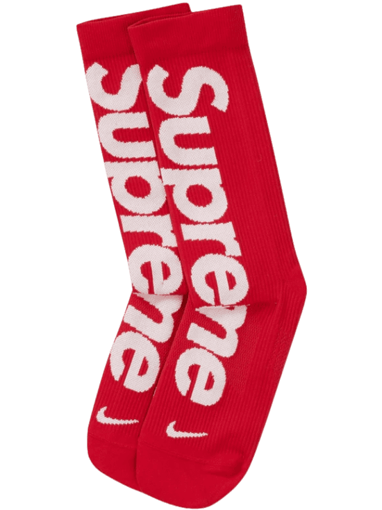 Supreme Nike Lightweight Crew Socks - Red