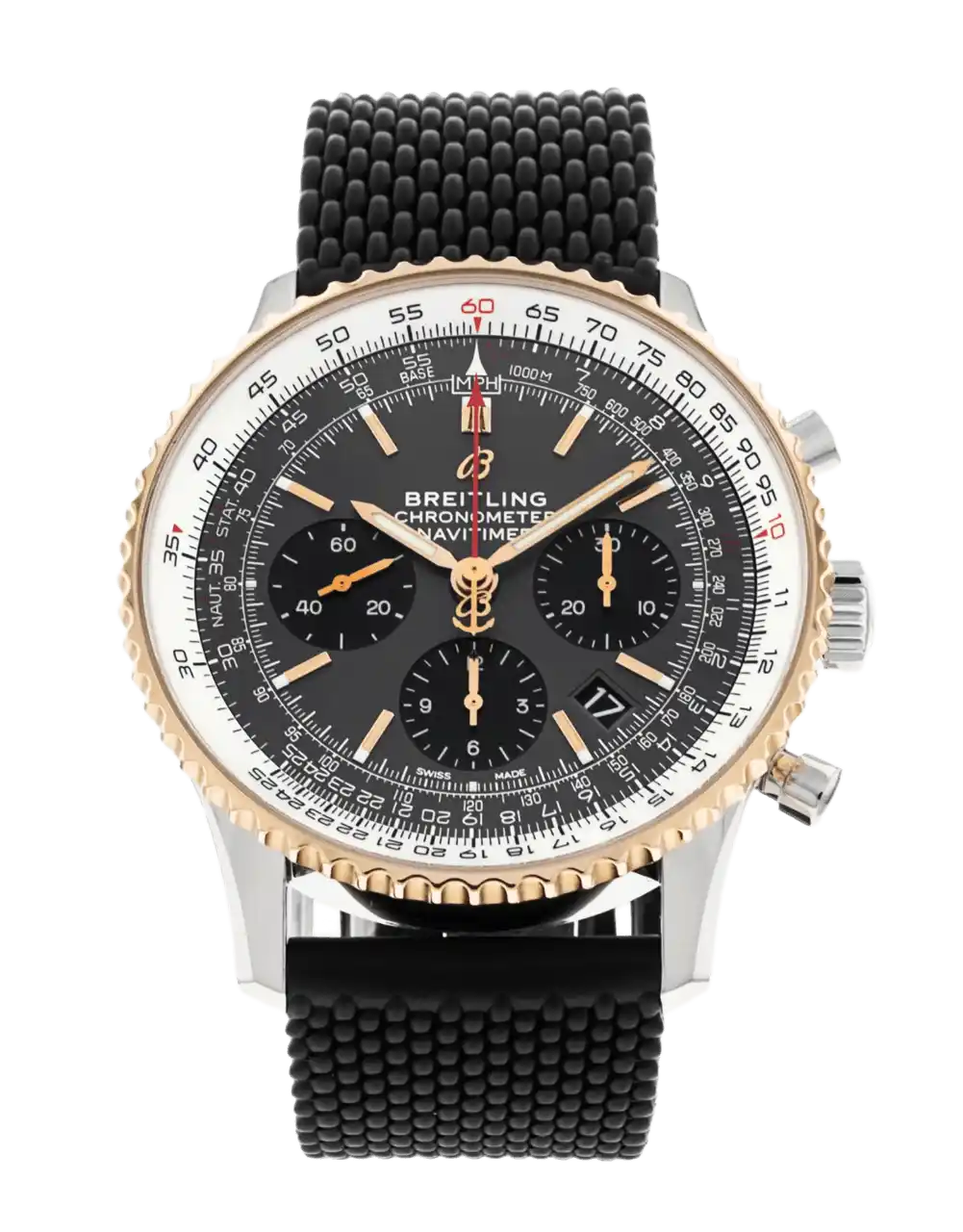 Breitling Navitimer 01 Grey Dial - 43mm, Steel and Rose Gold (2021)