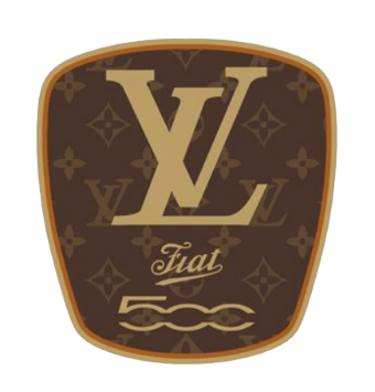 Louis Vuitton x Fiat Sticker