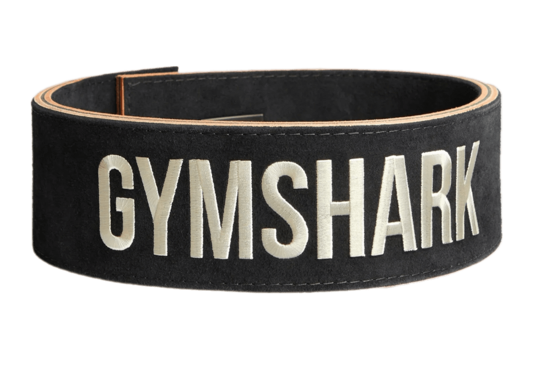 Gymshark Lever Lifting Belt - Black/Ecru White