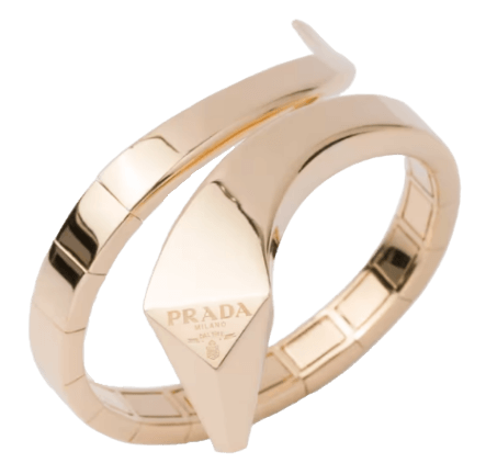 Prada Eternal Gold Snake Bracelet - Yellow Gold