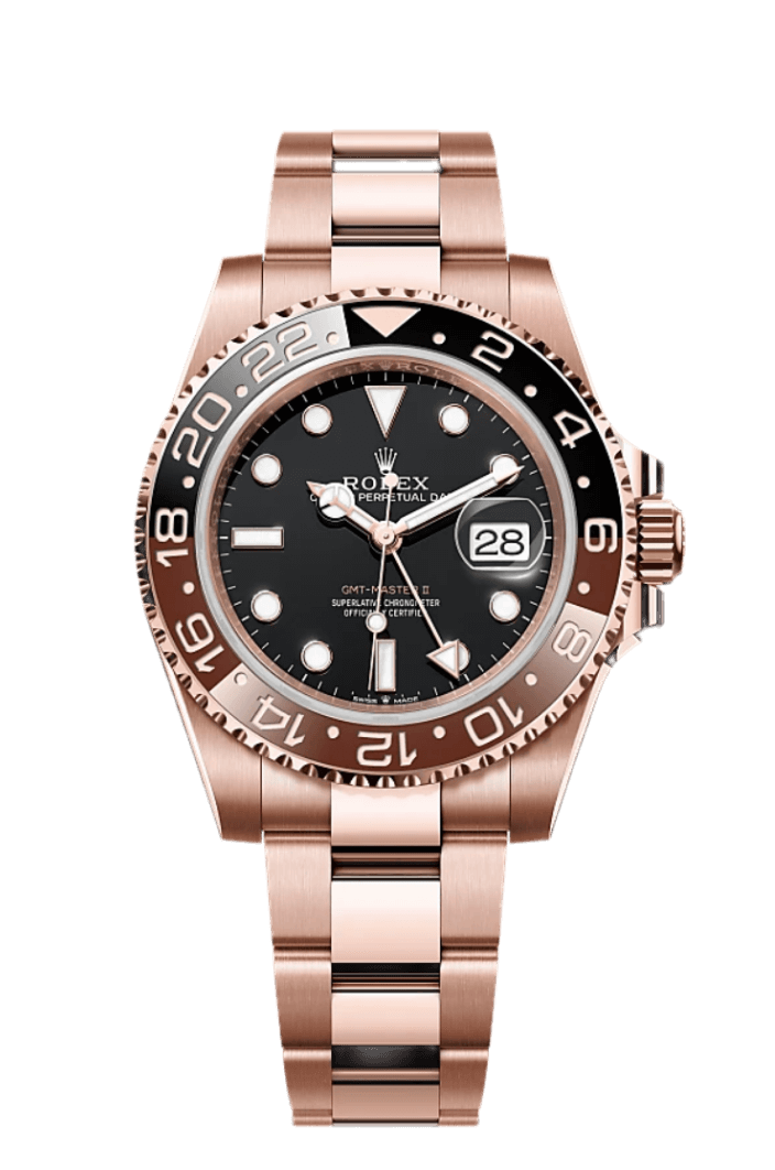 Rolex GMT Master II Black Dial - 40mm, Rose Gold (2022)