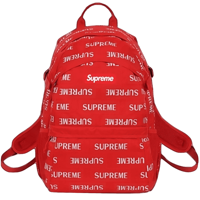 Supreme 3M Reflective Repeat Backpack - Red