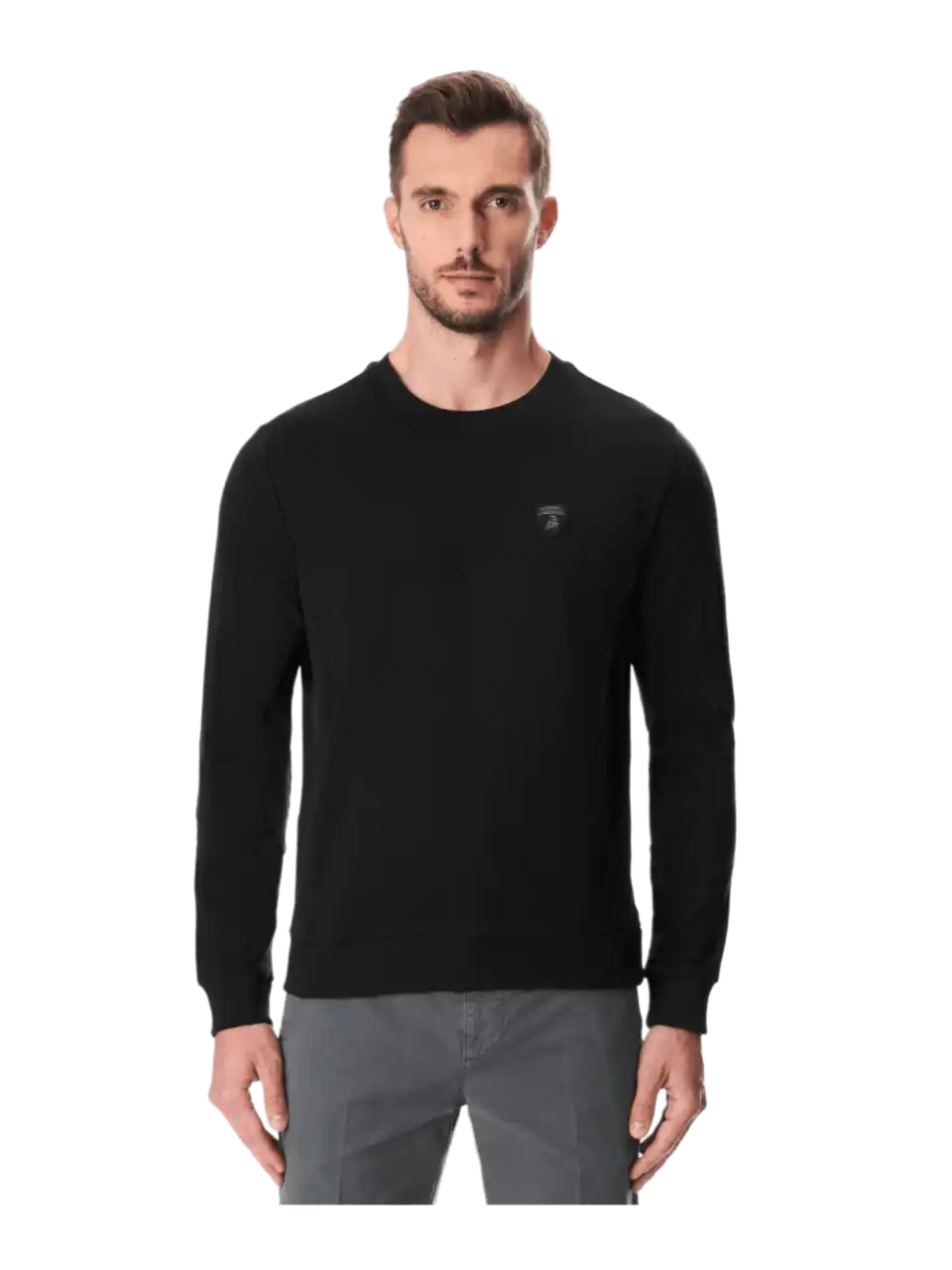 Automobili Lamborghini Iconic Crew Neck Sweatshirt - Black