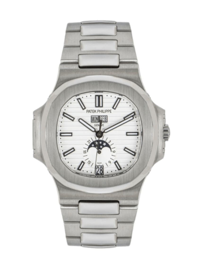 Patek Philippe Nautilus White Dial - 40.5mm, Steel