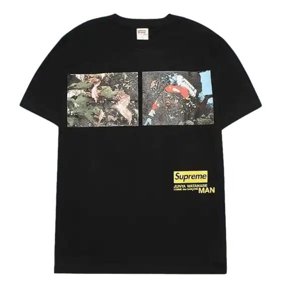 Supreme JUNYA WATANABE CDG MAN Nature Tee - Black