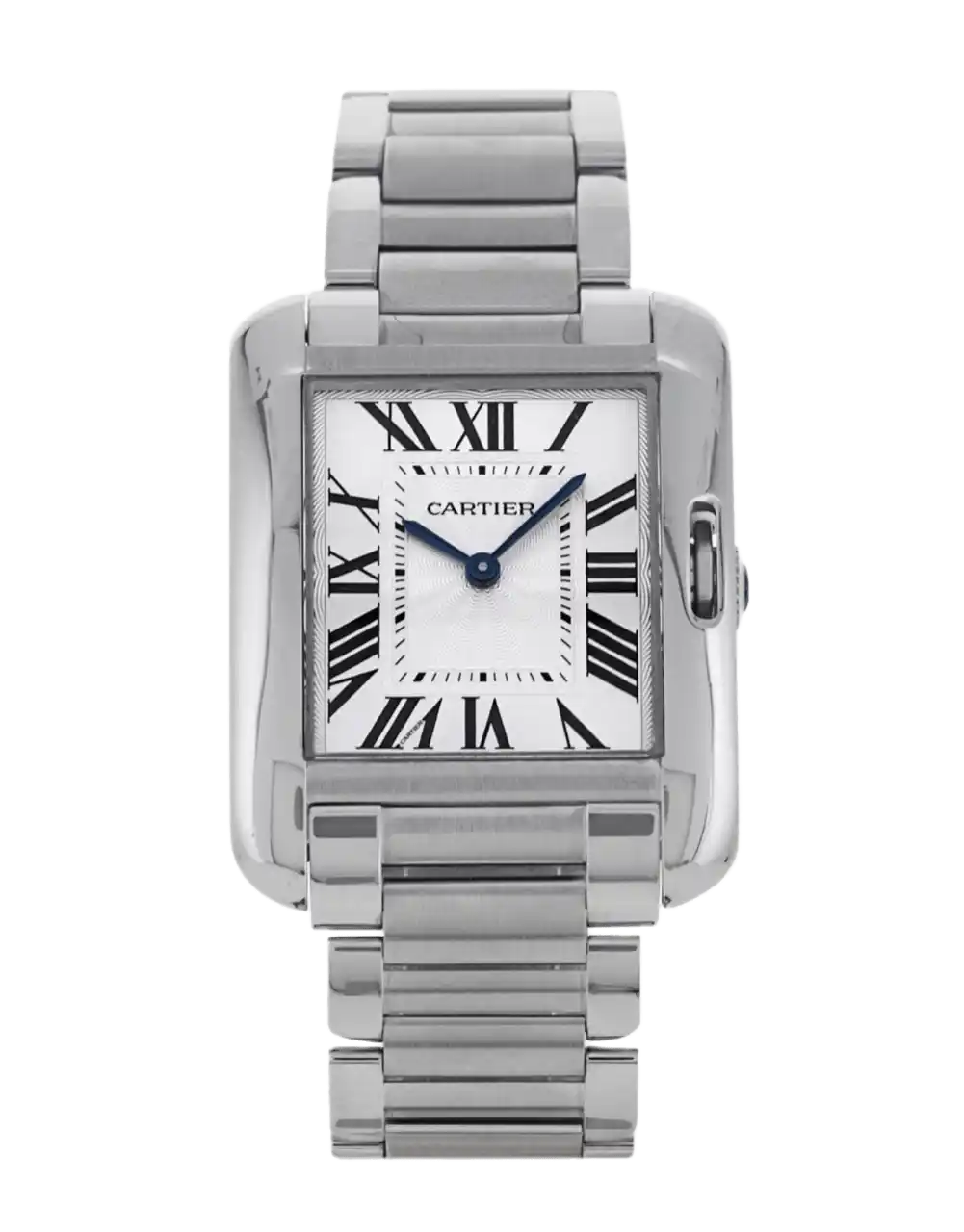 Cartier Tank Anglaise Silver Dial - 26mm, Steel (2016)