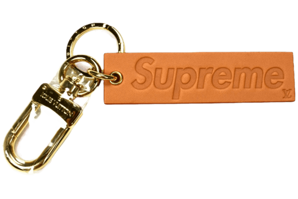 Louis Vuitton x Supreme Keychain - Brown