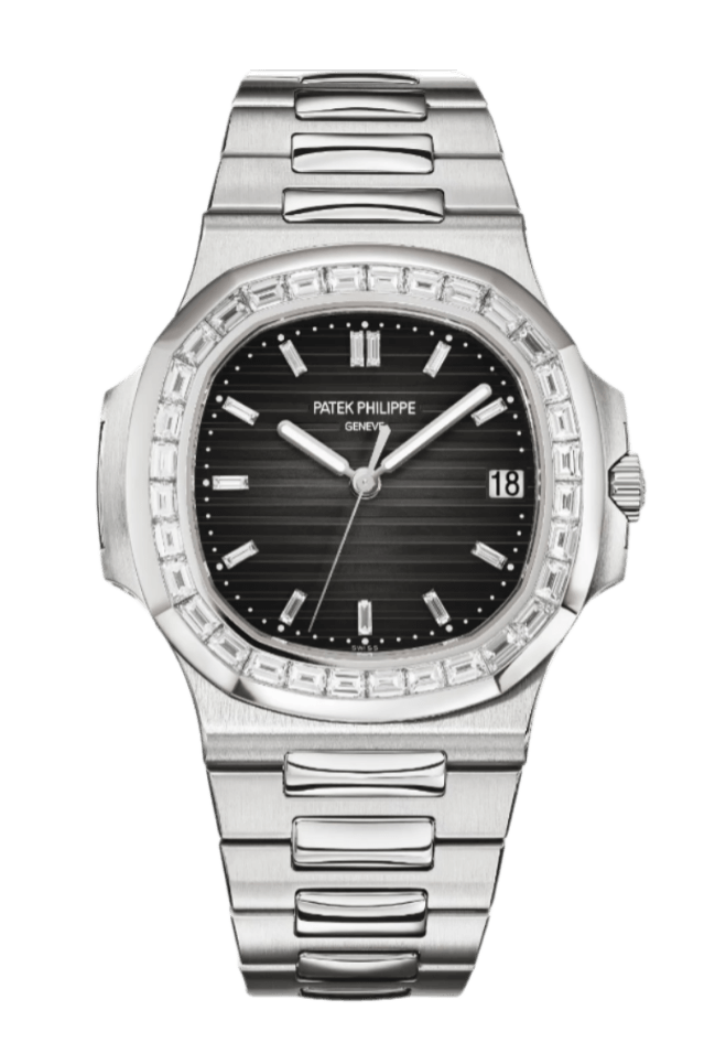 Patek Philippe Nautilus Sapphire Crystal - 40mm, Platinum (2024)