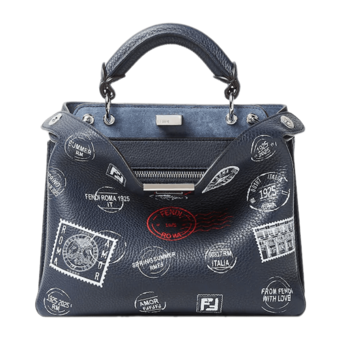 Fendi Peekaboo Soft Small - Midnight Blue