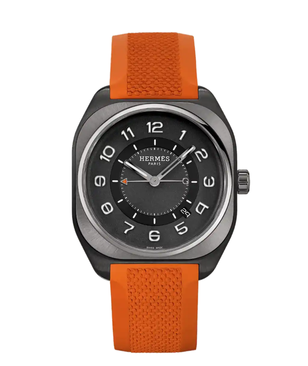 Hermès H08 Watch Black Dial - 42mm, Titanium