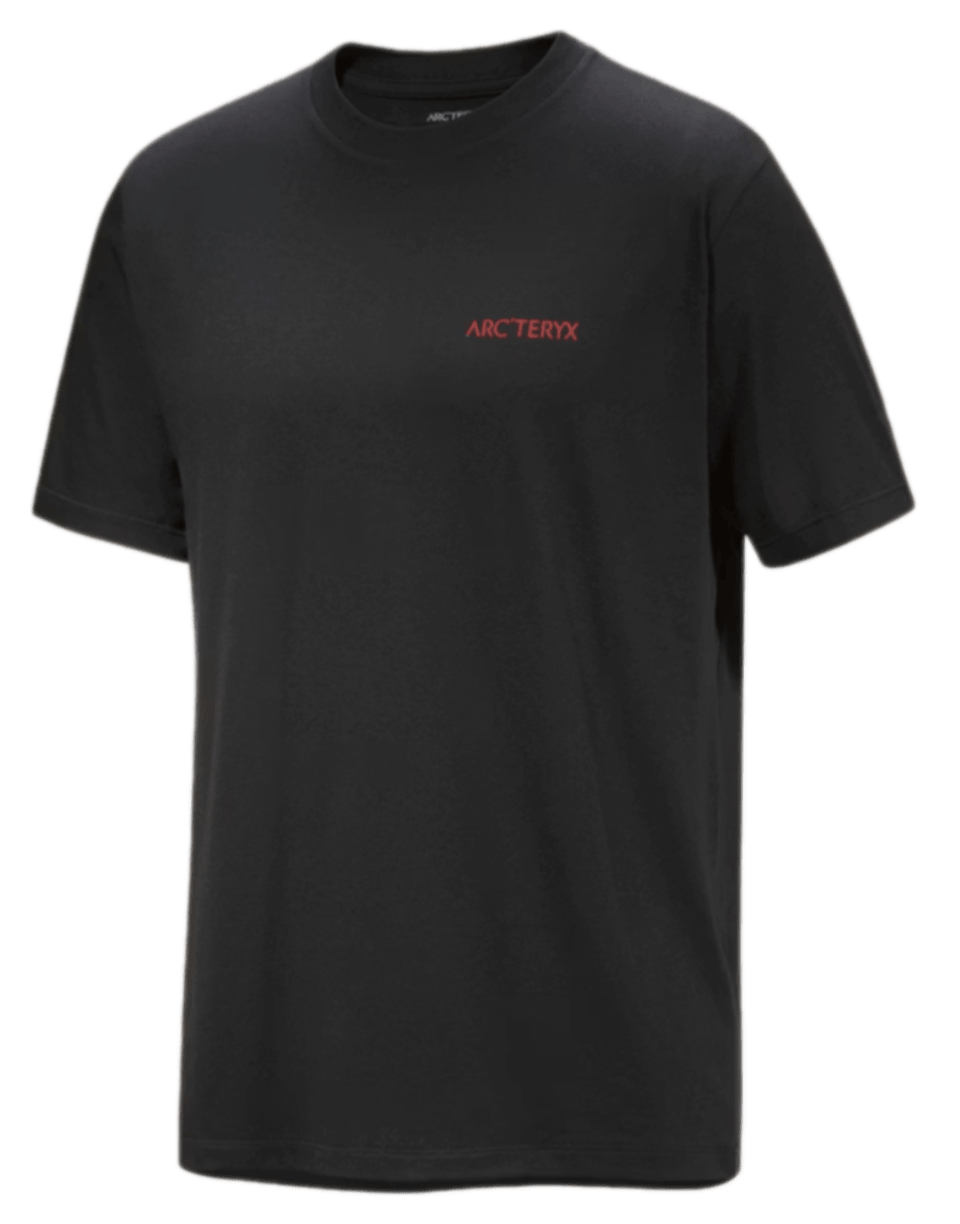 Arc'teryx Kragg SL Cotton Blurred Bird Shirt SS - Black/Dynasty