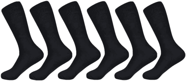 Generic Black Socks x6