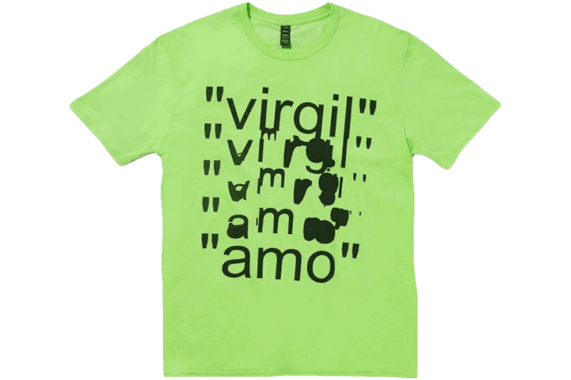 Virgil Abloh x MCA Figures of Speech Amo Tee - Lime