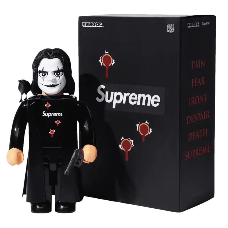 Supreme x The Crow Kubrick Figure 1000%