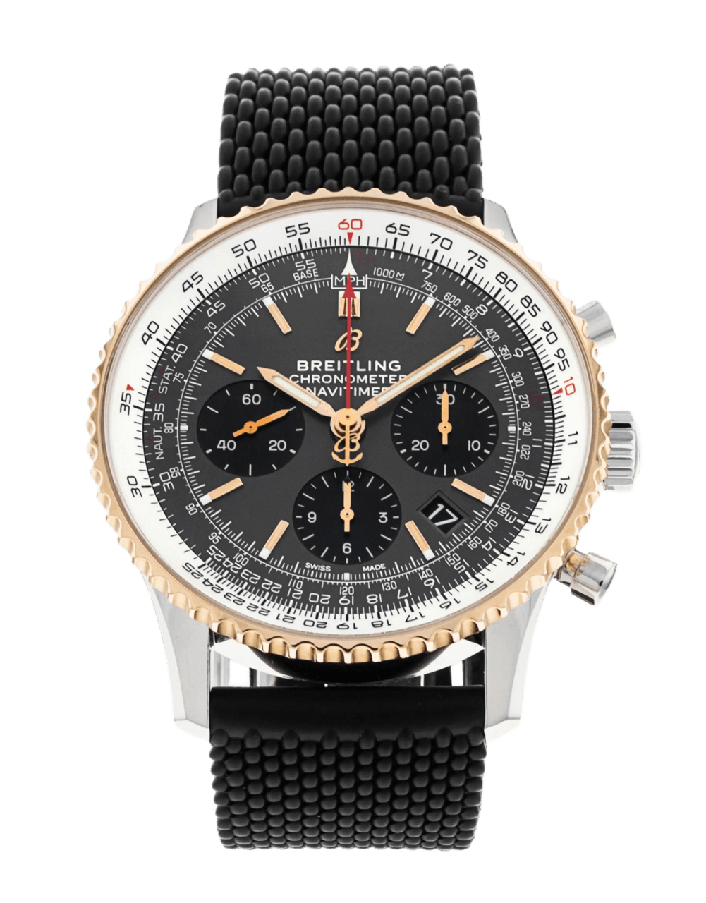 Breitling Navitimer 01 Grey Dial - 43mm, Steel and Rose Gold (2021)