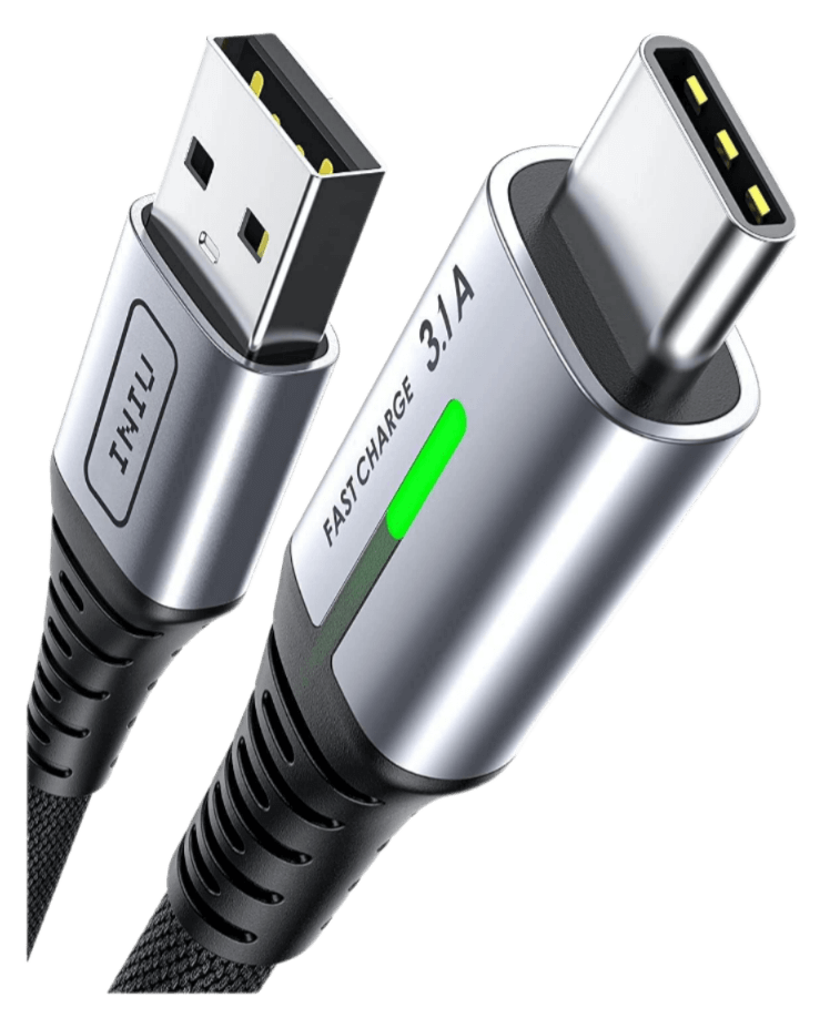 INIU USB C Charger Cable 2m 3.1A Type C Cable Fast Charging