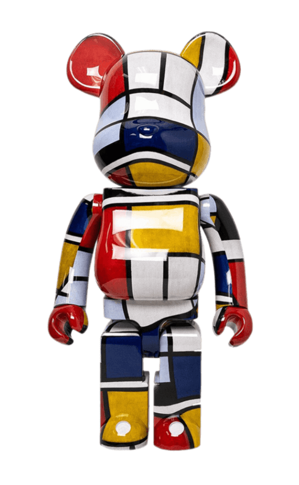 Bearbrick Piet Mondrian 1000% - Multi