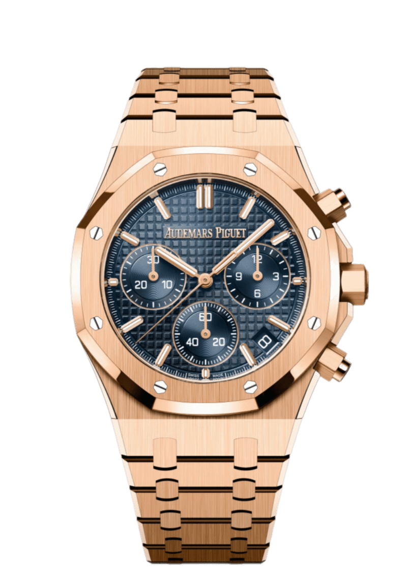 Audemars Piguet Royal Oak Blue Dial - 41mm, Rose Gold (2020)