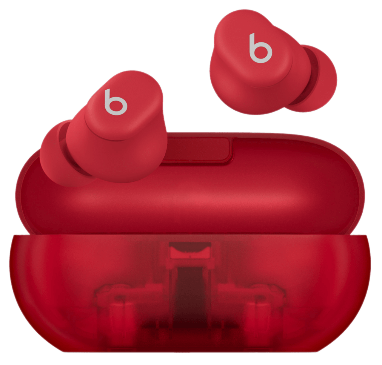 Beats Solo Buds True Wireless Earbuds - Transparent Red