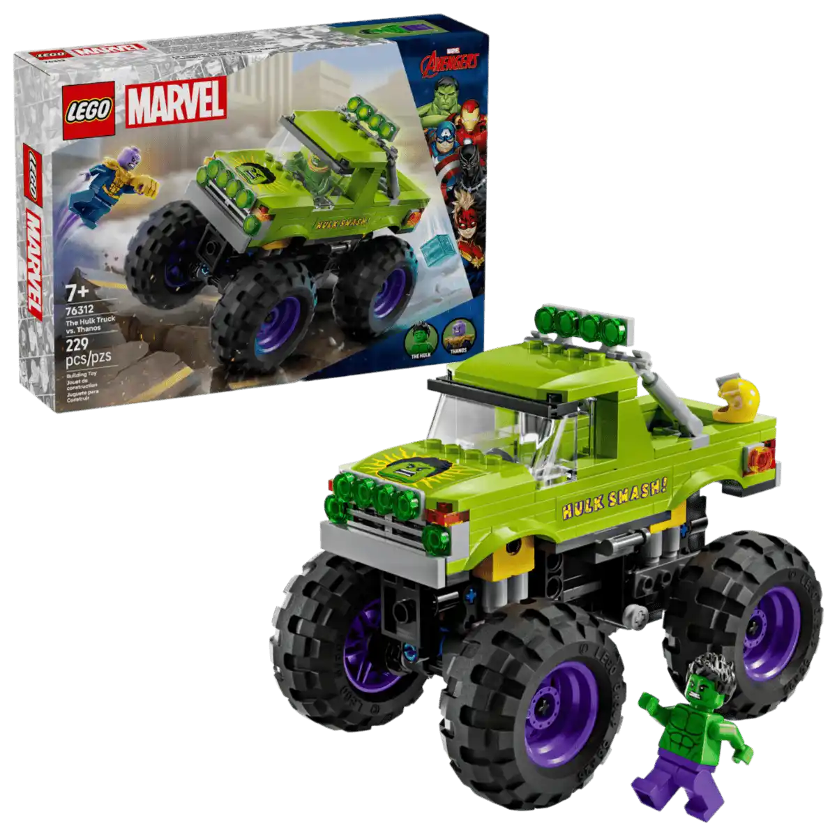 LEGO The Hulk Truck vs. Thanos #76312
