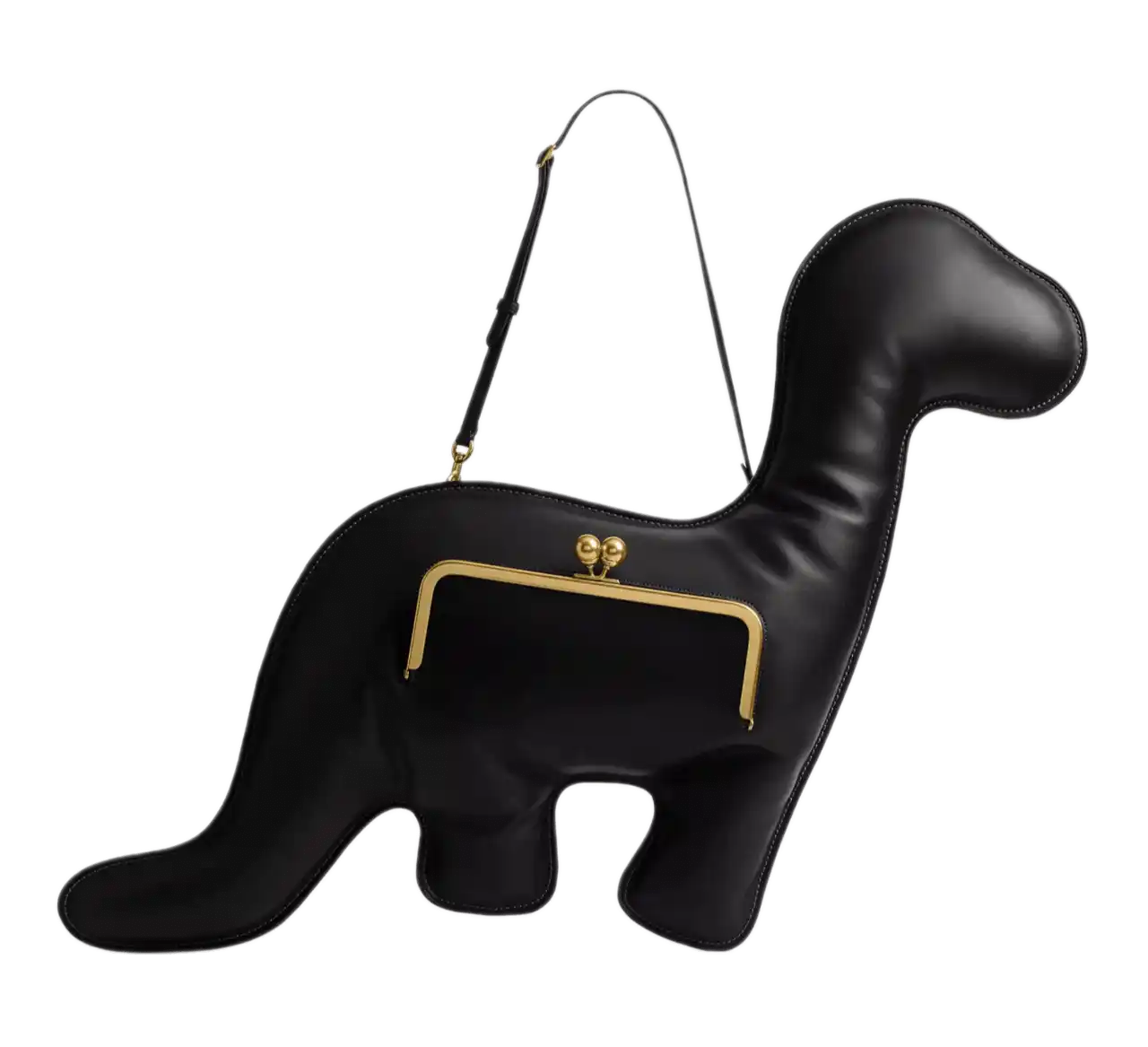 Coach Dino Kisslock Frame Bag - Brass/Black