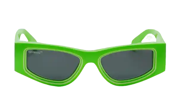 Off-White Andy Square-Frame Sunglasses - Lime Green
