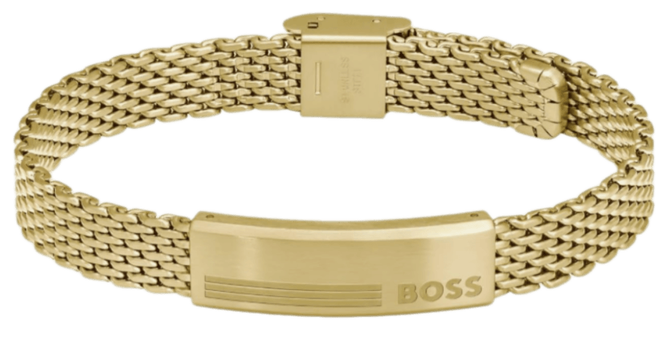 Boss Stainless Steel Bracelet - Gold Plated