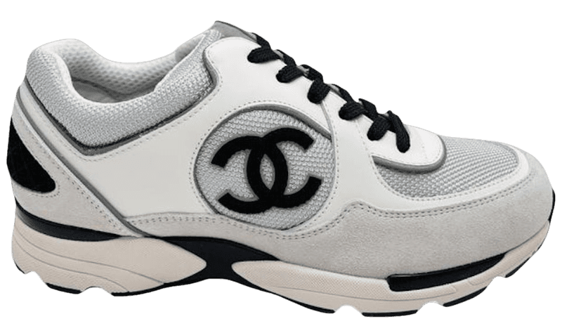 Chanel CC Logo Trainer - White Leather