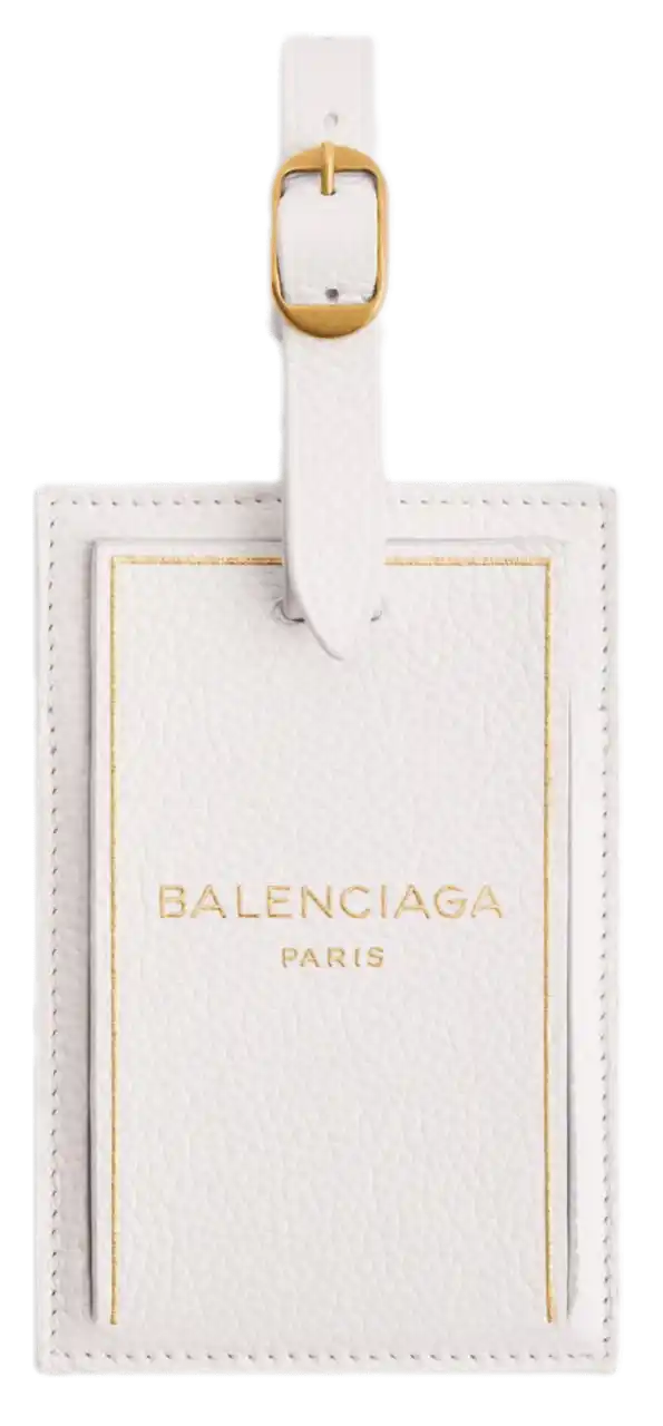 Balenciaga Fragrance Luggage Tag - Ivory White Dix