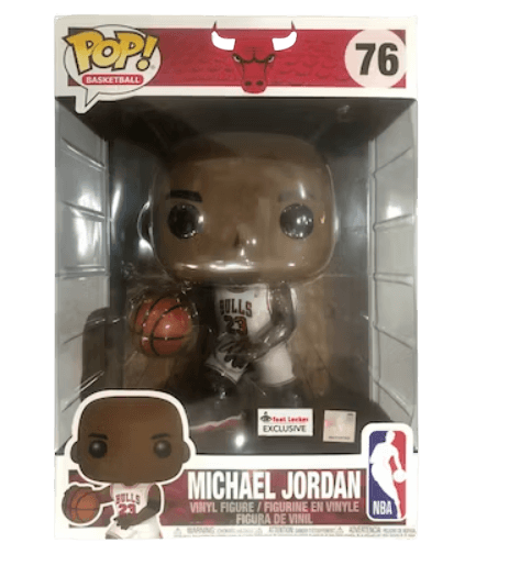 Funko Pop! NBA Michael Jordan (White Jersey) Footlocker Exclusive 10 inch Figure 76