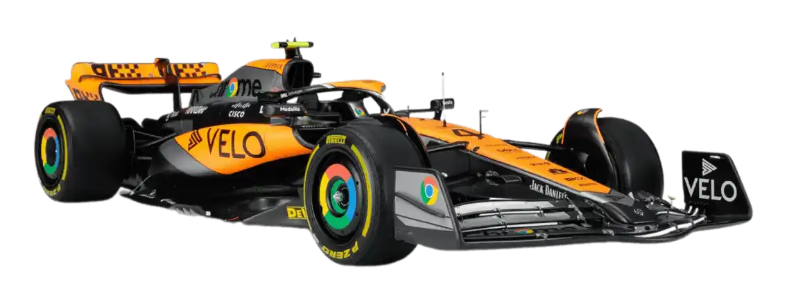 Limited Edition Lando Norris 2023 McLaren MCL60 1:8 Scale Model – British GP