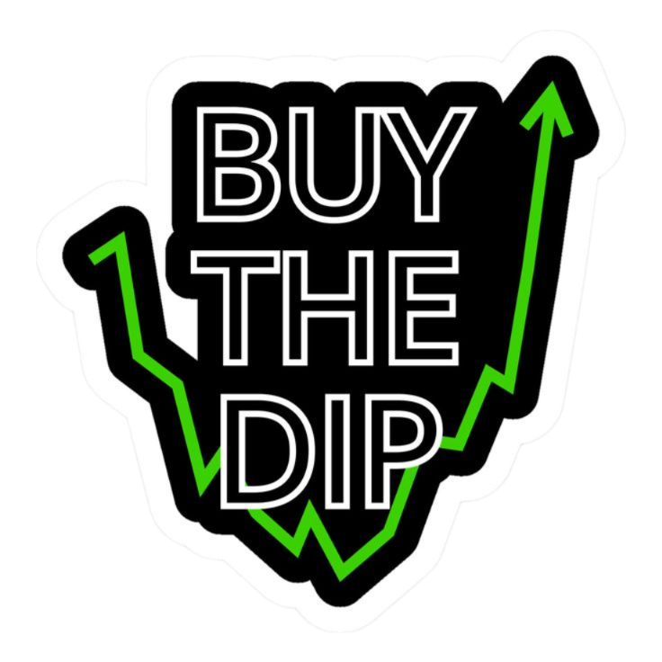 "Buy The Dip" Sticker