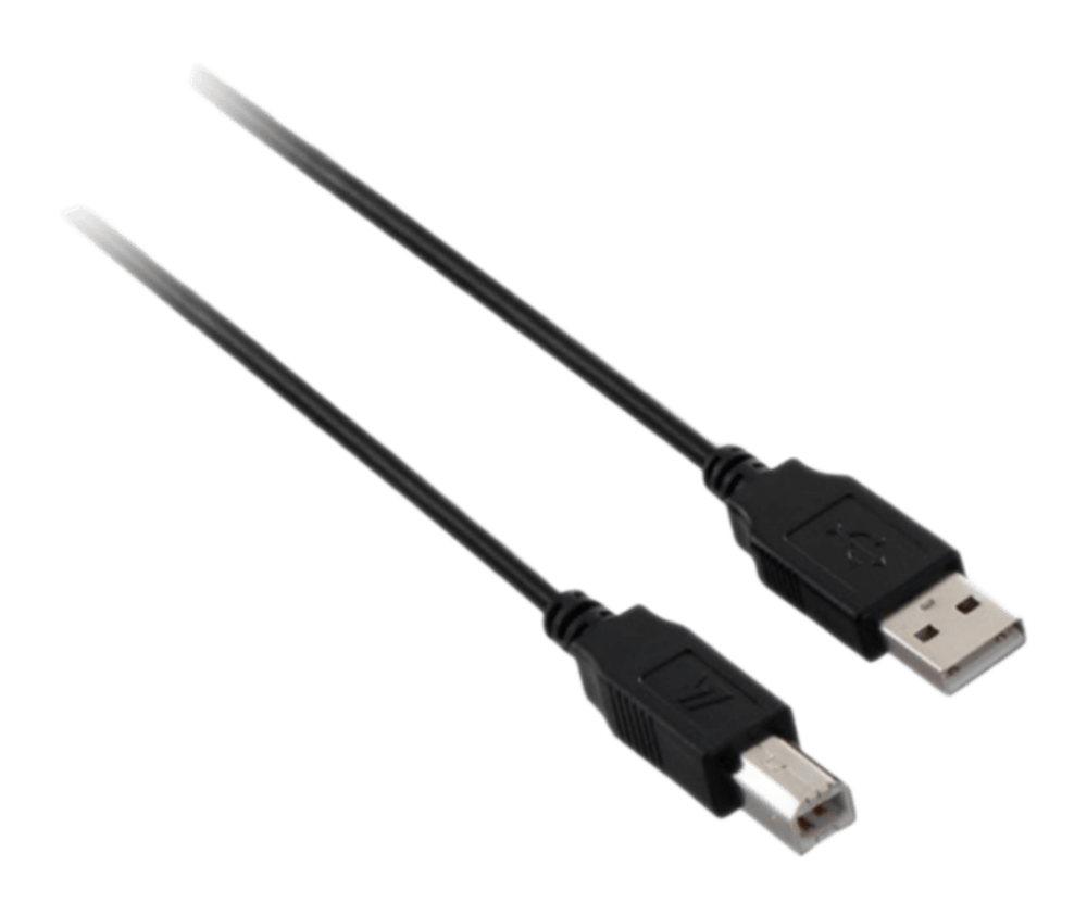 HP V7 Black USB Cable USB 2.0 A Male to USB 2.0 B Male 5m